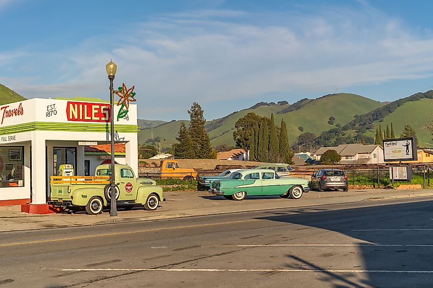 Main Street in Fremont, California.