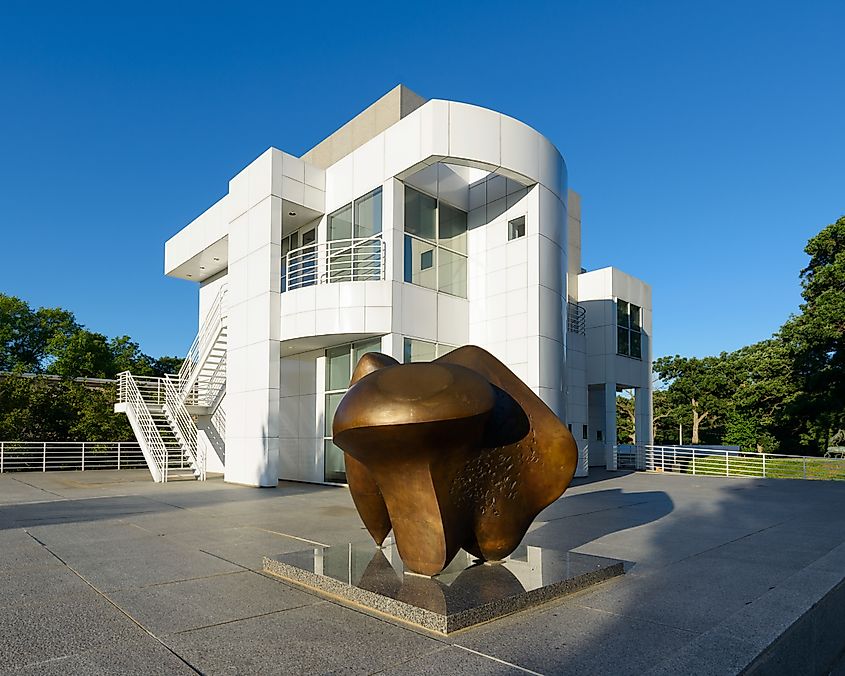 The Des Moines Art Center in Des Moines, Iowa.