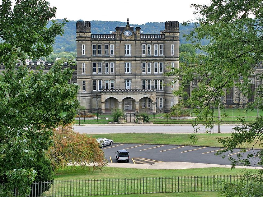 The West Virginia Penitentiary in Moundsville, West Virginia.