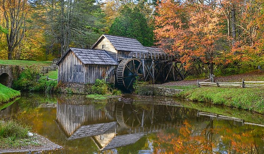 Mabry Mill in Autumn, Blue Ridge Parkway, Virginia