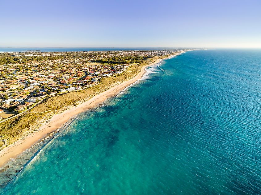 Aerial view of Mandurah, Western Australia