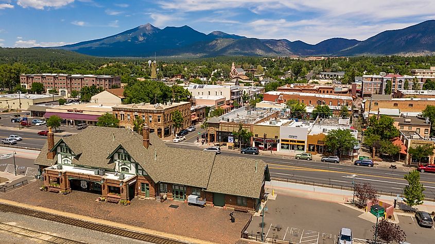 The charming town of Flagstaff, Arizona.