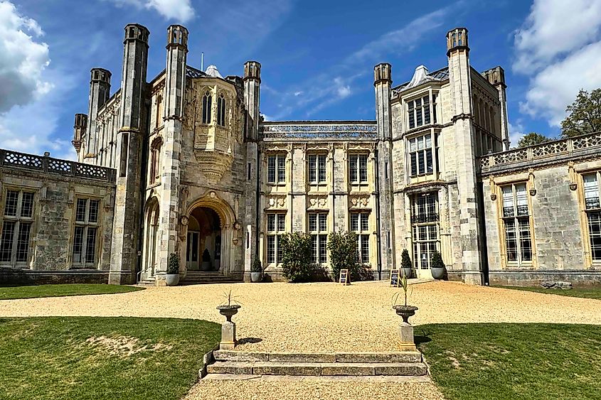 Front exterior of Highcliffe Castle in Christchurch Image credit Bryan Dearsley