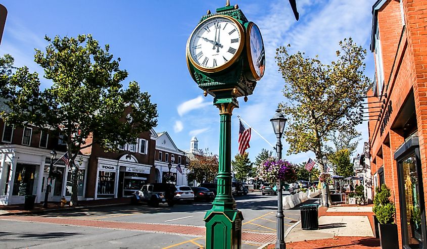 Downtown, New Canaan, Connecticut. Image credit Miro Vrlik Photography via Shutterstock