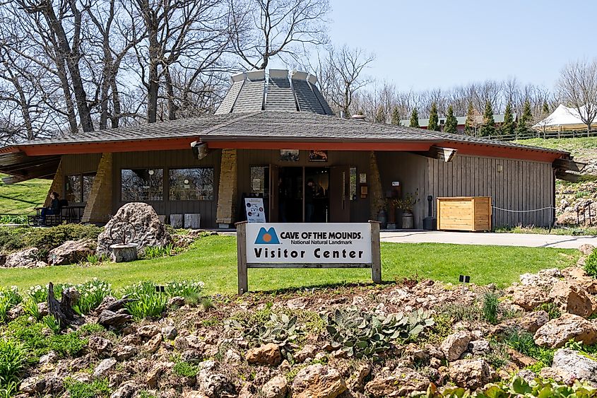 Cave of the Mounds Visitor Center in Blue Mounds, Wisconsin.