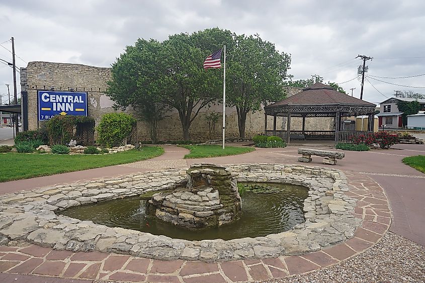 Downtown Dublin Park in Dublin, Texas.