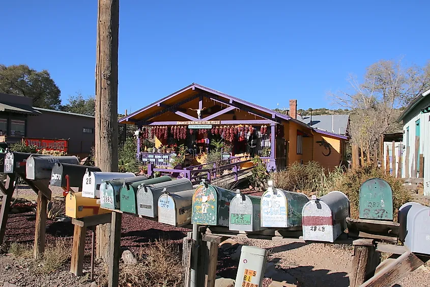 A souvenir store in Madrid, New Mexico.