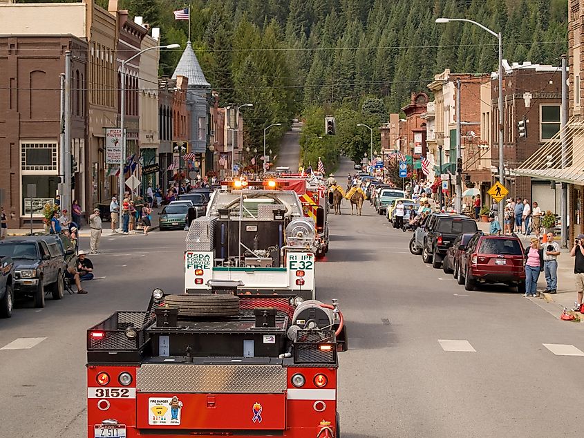 Commemoration of the 1910 Fires in 2010 in Wallace, Idaho