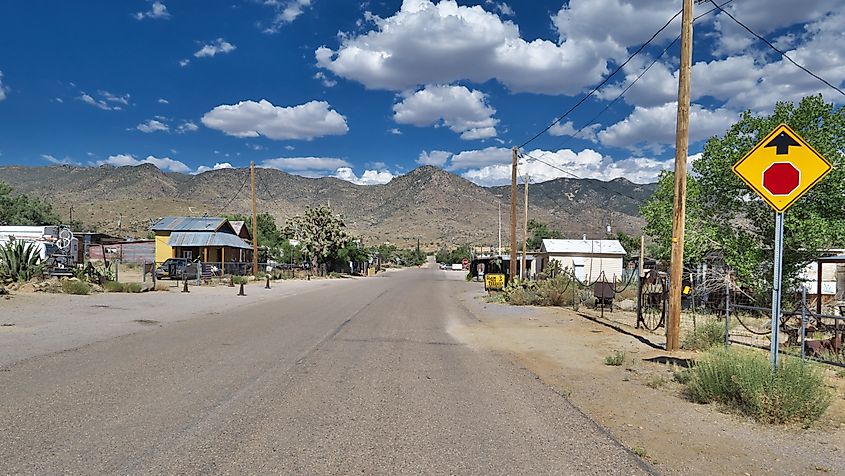 Main Street in Chloride, Arizona