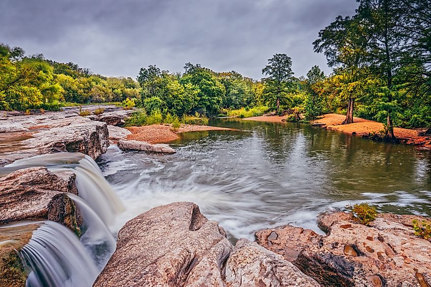 Onion Creek in McKinney Falls State Park near Austin, Texas.