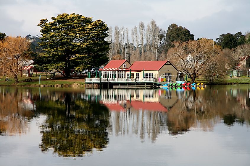 Lake Daylesford in Victoria