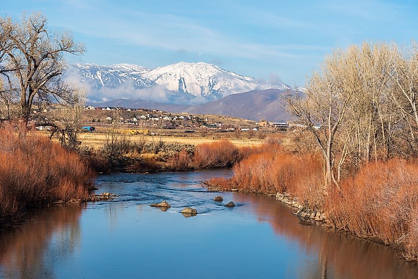 Carson River in Carson City, Nevada.