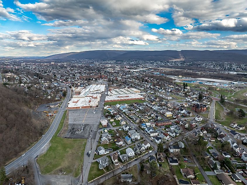 Overlooking Williamsport, Pennsylvania.