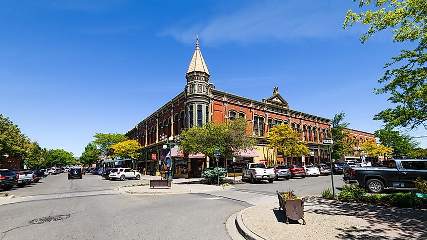 Downtown Ellensburg in Washington.