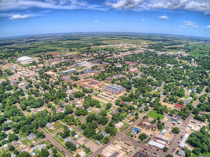 Vermillion is a small College Town in rural South Dakota.