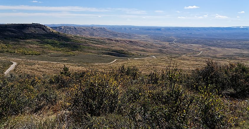 Fossil Butte National Monument near Diamondville, Wyoming.