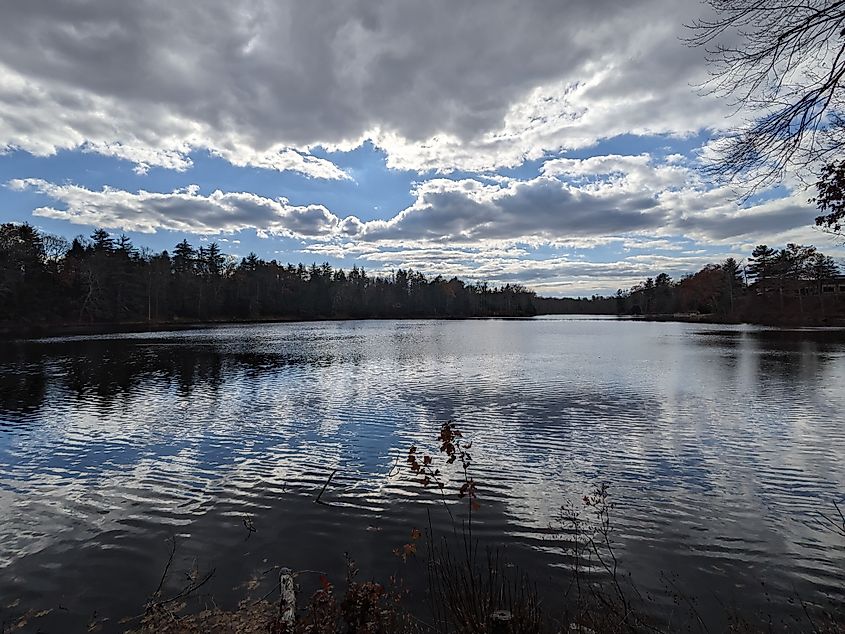 Lakeside view in Mount Pocono, Pennsylvania