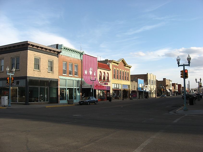 Downtown Laramie in Wyoming.