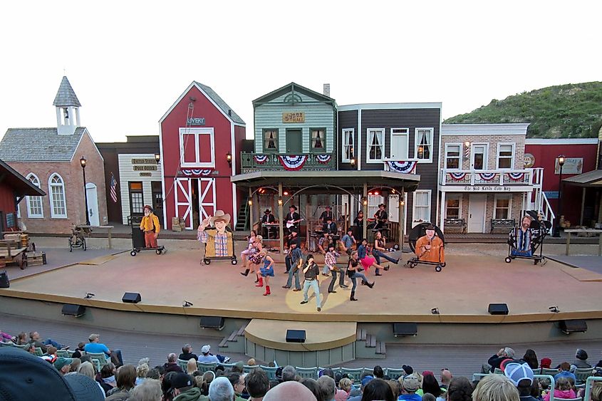 Medora Musical: Summer event at 2,900-seat Burning Hills Amphitheatre, Medora, North Dakota.