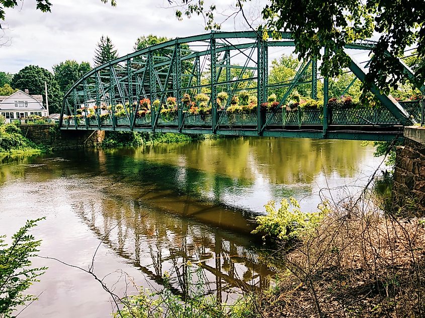 Old Drake Hill Flower Bridge is a bridge in Simsbury, Connecticut