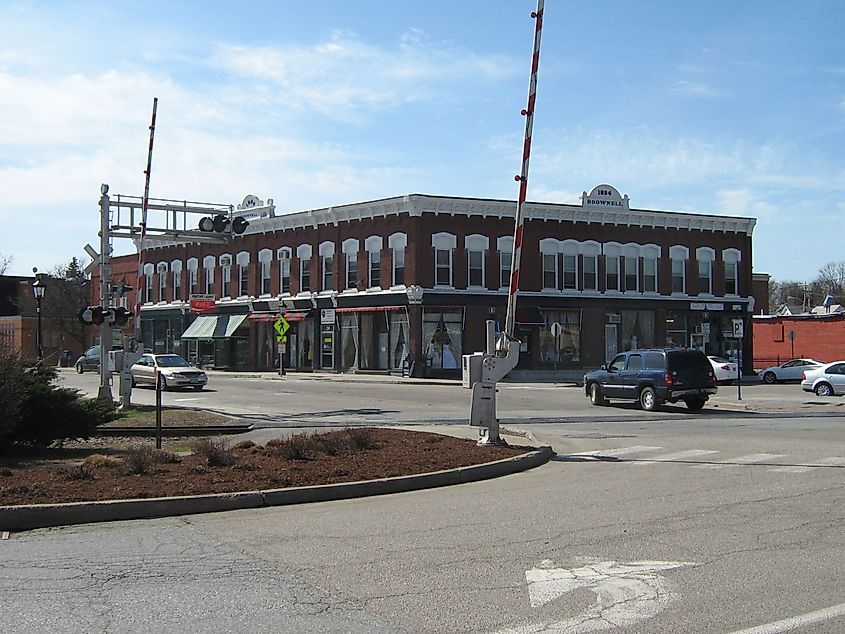 Downtown Essex Junction, Vermont.