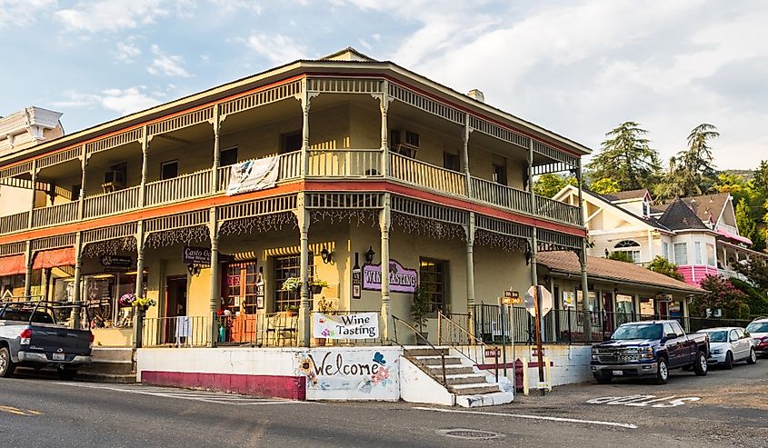 Downtown Mariposa, California