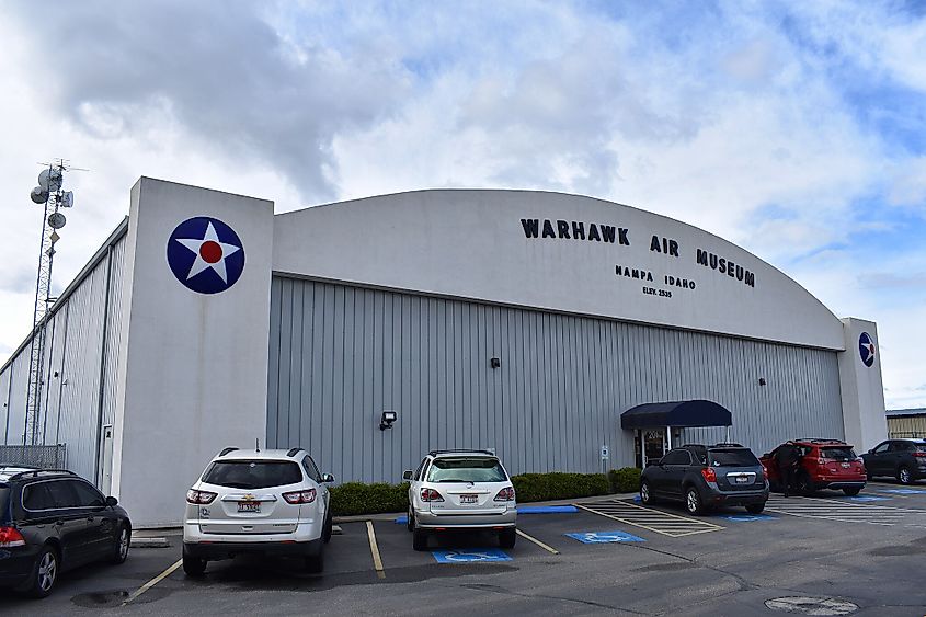 The Warhawk Air Museum began in Caldwell, Idaho, in 1989. The museum displays artifacts from military aviation history.
