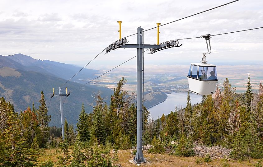 Wallowa Lake Tramway near Joseph, Oregon.