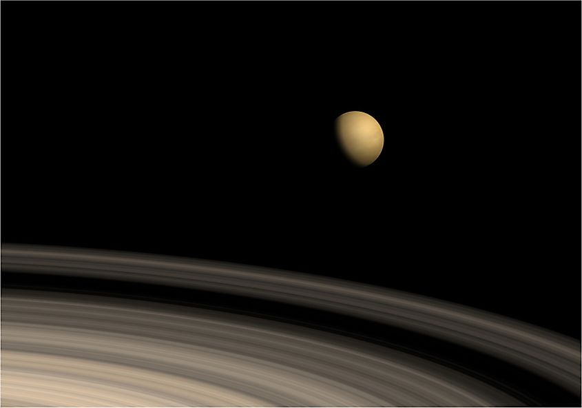 The Moons Of Saturn Worldatlas