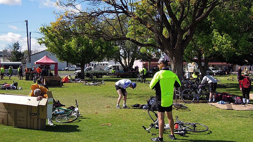 Town Park in Goondiwindi, Queensland.