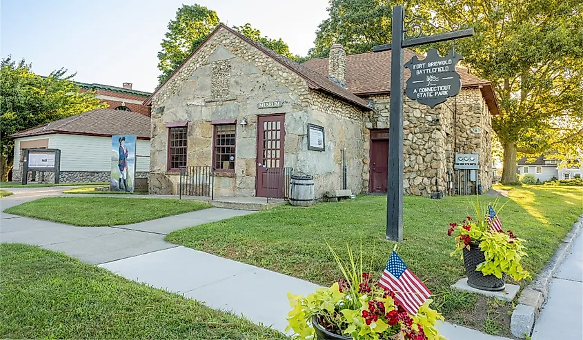 Visitor Center at Fort Griswold in Groton, Connecticut.