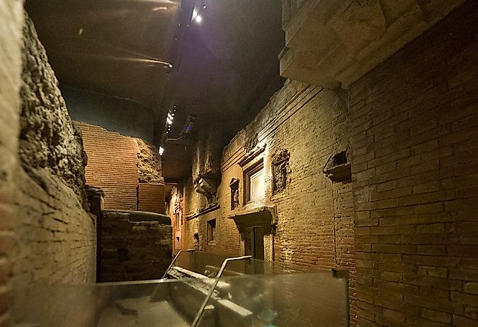 Vatican Necropolis under St. Peter's Basilica.