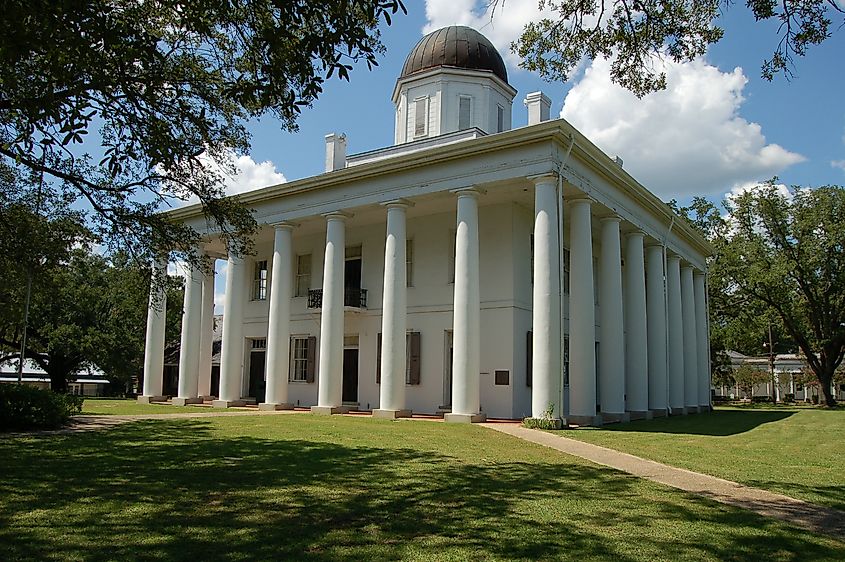 East Feliciana Courthouse in Clinton.