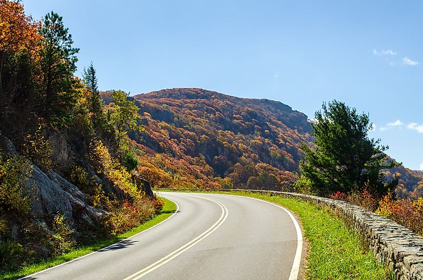 Skyline Drive at Shenandoah National Park, Virginia.