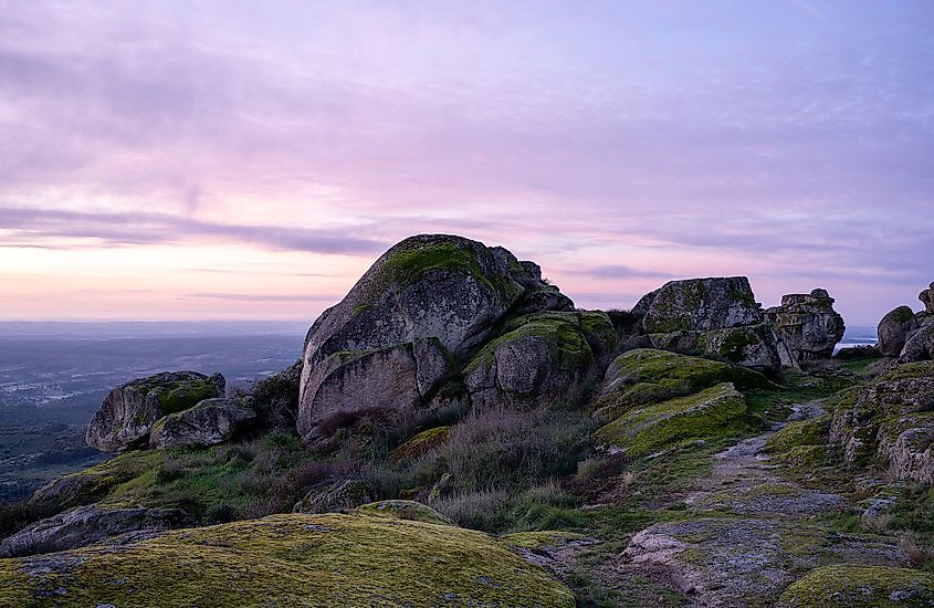 Boulders near the Castle of Monsanto.