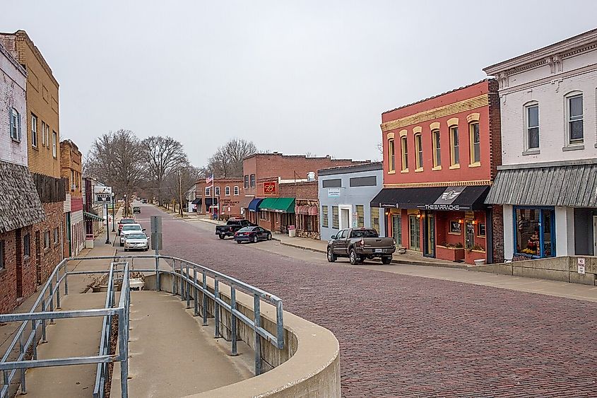 Mississippi Avenue in Crystal City, Missouri.