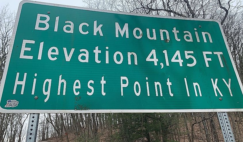 Black Mountain, the Highest Point in Kentucky