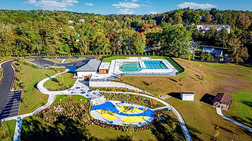 Veteran's Memorial Park Pool, Middletown, Connecticut.