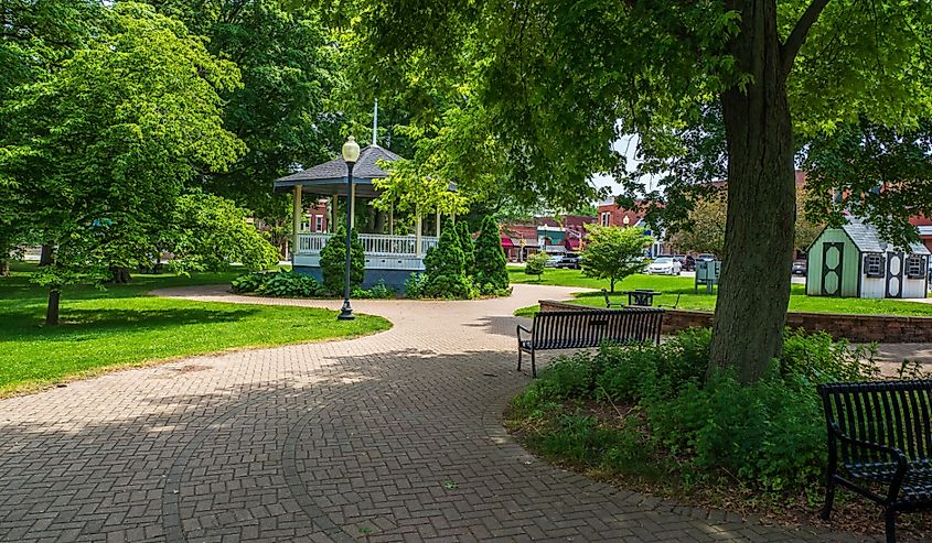 Downtown Chesterton street.