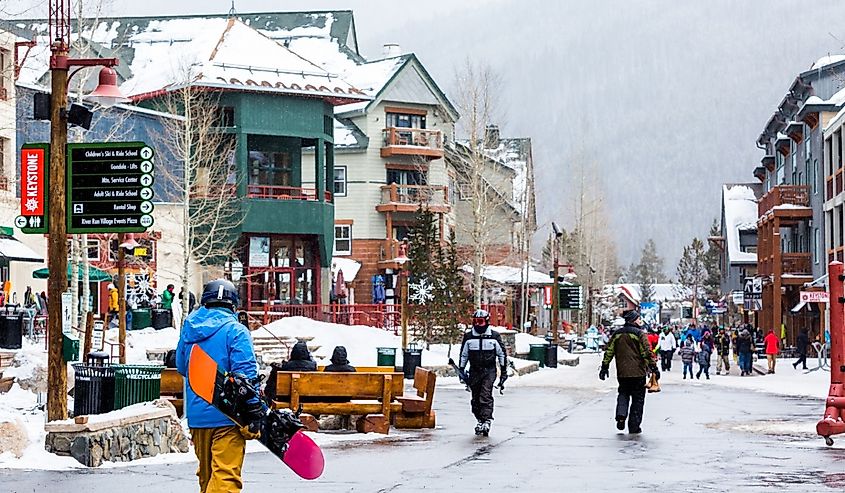 Ski resort in Keystone, Colorado. Image credit Arina P Habich via Shutterstock