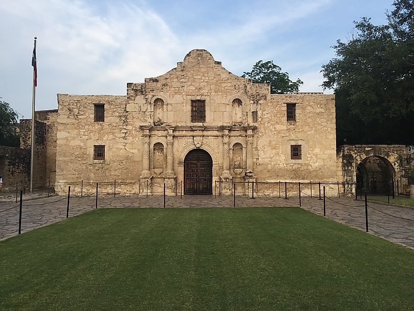 The Alamo in San Antonio, Texas.