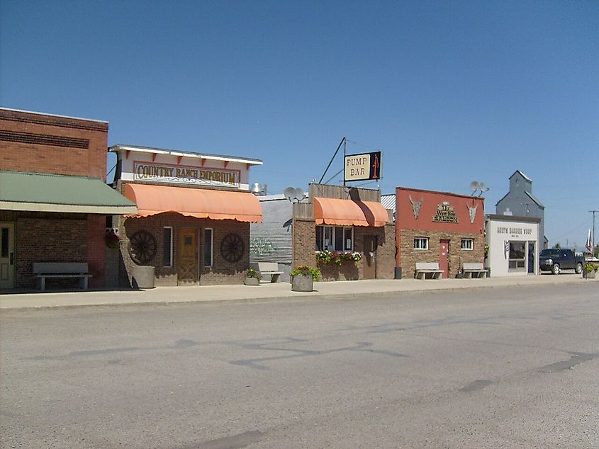 Stanford, Montana Downtown