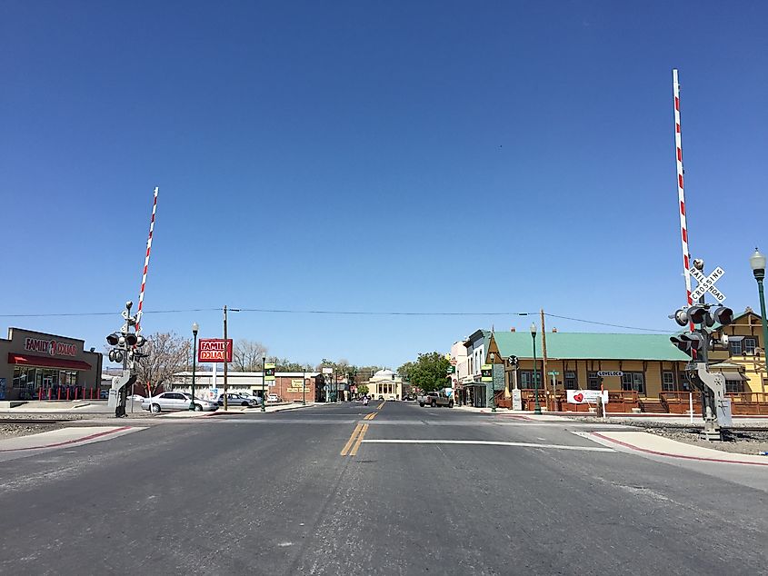 Main Street in Lovelock, Nevada.