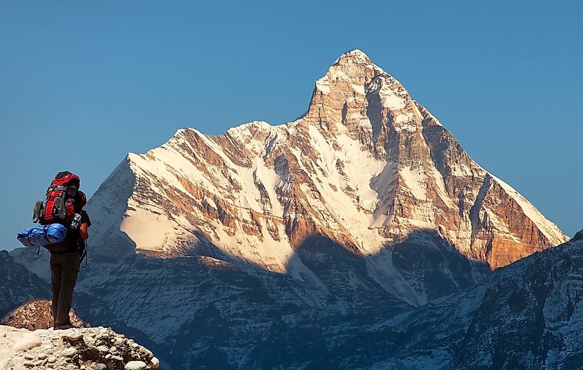 What is the highest mountain peak in ...