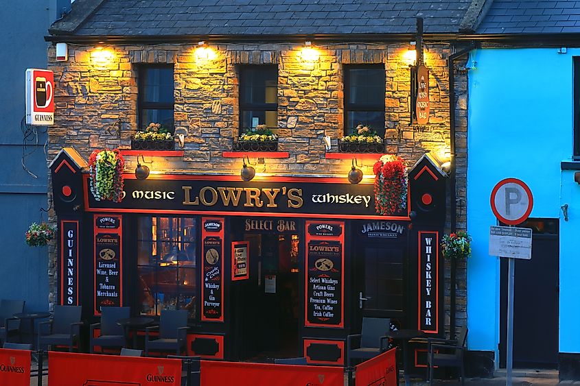 Lowry’s Music and Pub in Clifden, Ireland