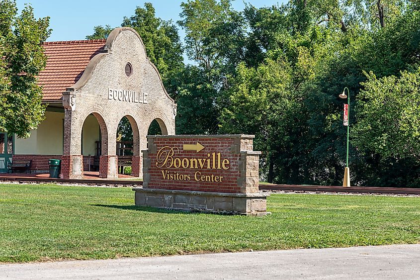 The Visitors Center in Boonville, Missouri