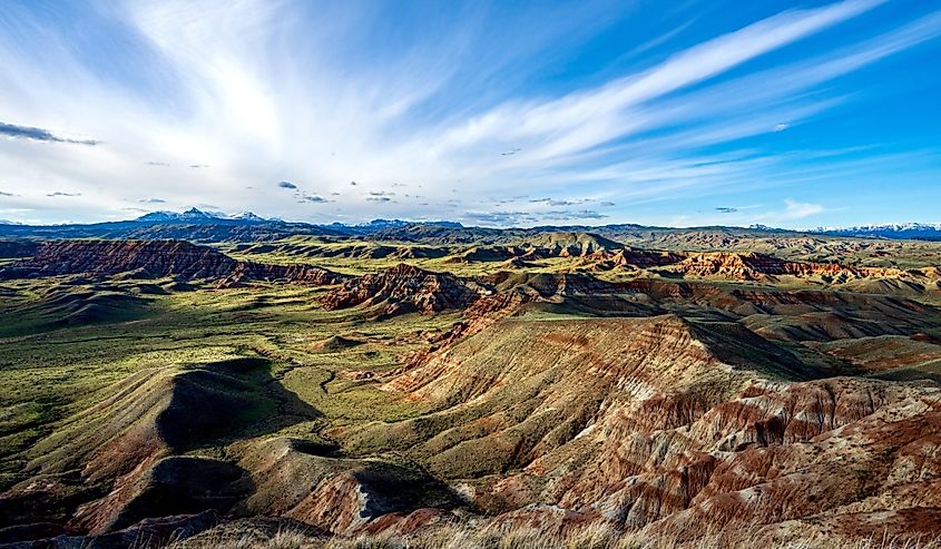 Scenic overlook in Dubois, Wyoming