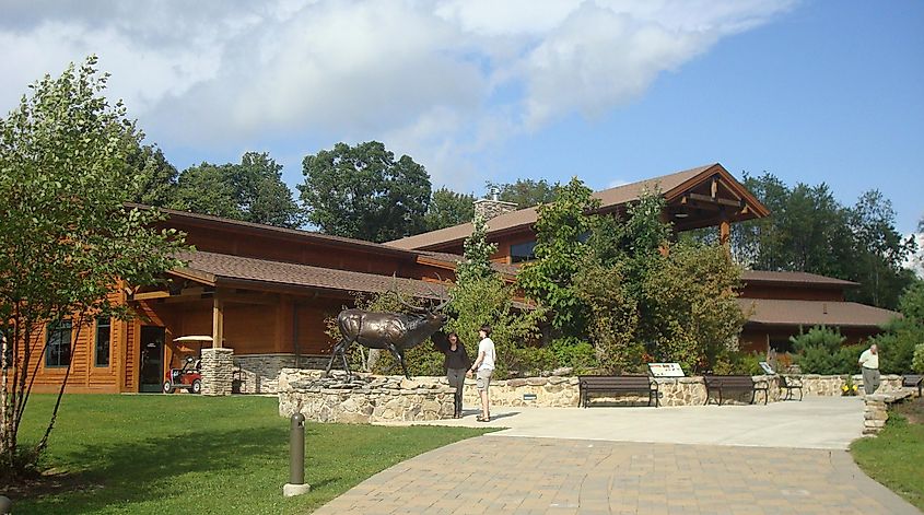 The Elk Country Visitor's Center in Benezette