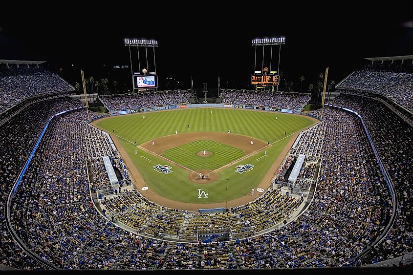 Dodger Stadium. Editorial credit: Joseph Sohm / Shutterstock.com