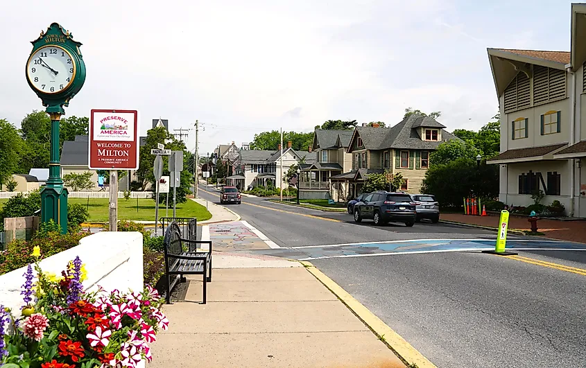 The beautiful town of Milton, Delaware.